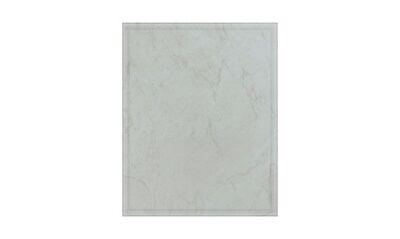 White Marble Laminate Plaque: 10-1/2" x 13"-100695