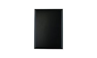 Solid Walnut Plaque with Black Lacquer Finish: 7" x 9"-100698