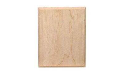 Solid Maple Regular Edge Plaque: 8" x 10"-100752