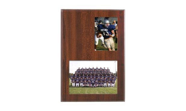 Cherrywood Finish Slide-In Photo Plaque: 9" x 13"-100765