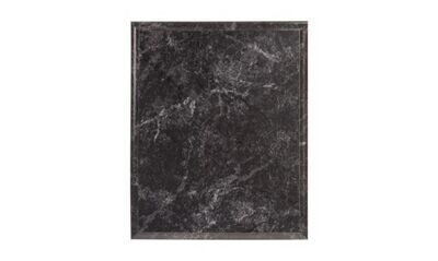 Black Marble Laminate Plaque: 10-1/2" x 13"-101092