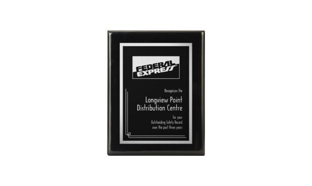 Black Piano Finish Plaque: 5" x 7"-101362