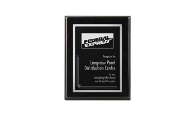 Black Piano Finish Plaque: 10-1/2" x 13"-101376
