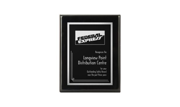 Black Piano Finish Plaque: 9" x 12"-101375