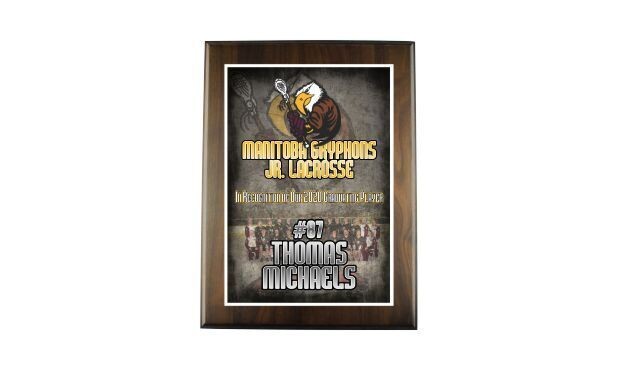 Solid Walnut Regular Edge Plaque: 9" x 12"-101383