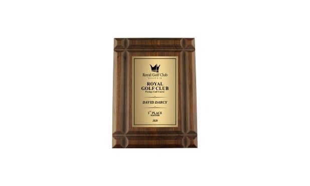 Solid Walnut Deep Groove Cross-Cut Plaque: 18" x 24"-101411