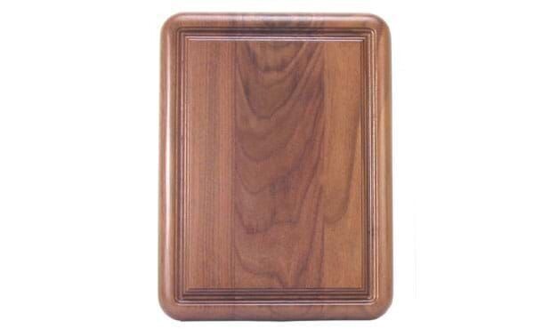 Solid Walnut Stealth Plaque: 11" x 15"-101418