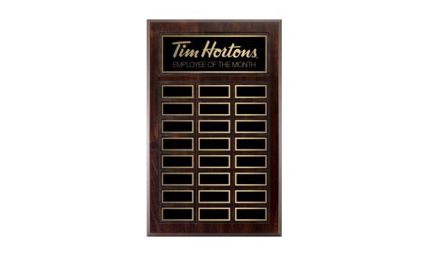 Cherrywood Laminate Annual Plaque: 12 x 18-1/2"-101767