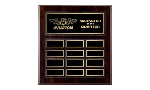 Cherrywood Laminate Annual Plaque: 12 x 12-1/2"-101769