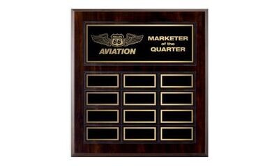 Cherrywood Laminate Annual Plaque: 12 x 12-1/2"-101769