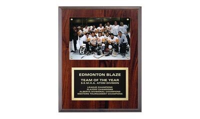 Cherrywood Laminate Photo Plaque: 7" x 9"-103242