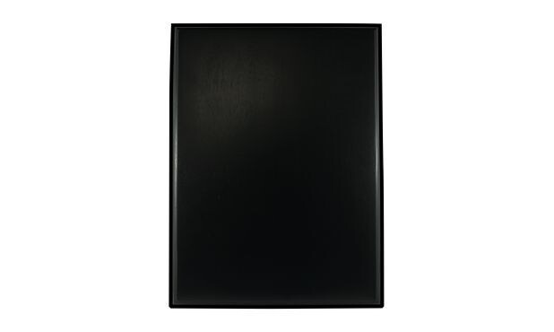 Solid Walnut Plaque with Black Lacquer Finish: 11" x 15"-103277