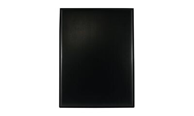 Solid Walnut Plaque with Black Lacquer Finish: 11" x 15"-103277