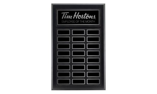 Black Ash Laminate Annual Plaque: 12" x 18-3/4"-107245