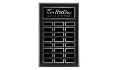 Black Ash Laminate Annual Plaque: 12" x 18-3/4"-107245
