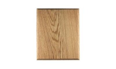 Solid Oak Regular Edge Plaque: 7" x 9"-107447