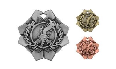 Imperial Victory Medallion: Antique Silver 2"-105340