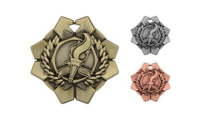 Imperial Victory Medallion: Antique Gold 2"-105339