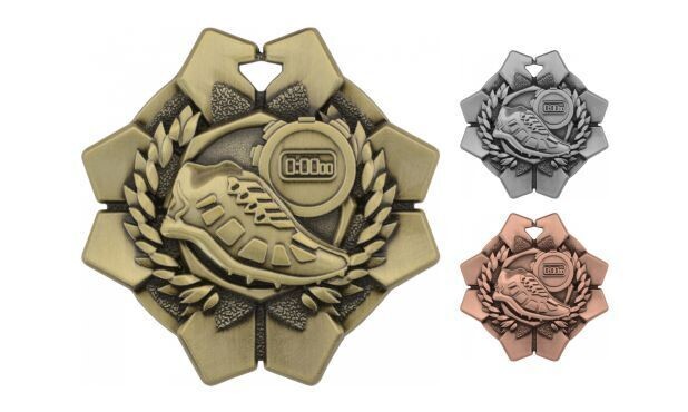 Imperial Track Medallion: Antique Gold 2"-105354