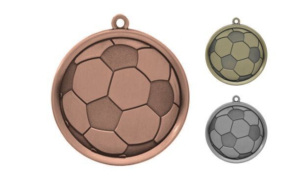 Mega Soccer Medallion: Antique Bronze 2-1/4"-105375