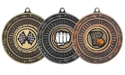 Filigree Heavyweight Universal Insert Medallion: Antique Bronze 2-1/4"-105625