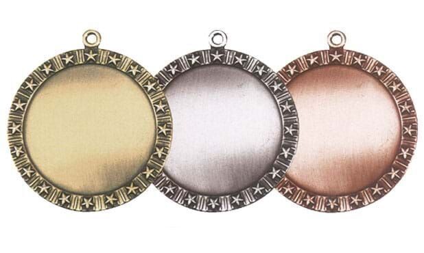 Modern Star Universal Insert Medallion: Antique Bronze 2-1/2"-105805