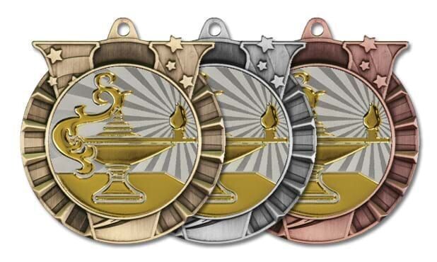 Victory Universal Insert Medallion: Antique Bronze 2-3/4"-105849