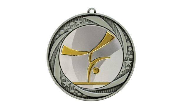 Aqua Universal Insert Medallion: Antique Silver 2-3/4"-105878