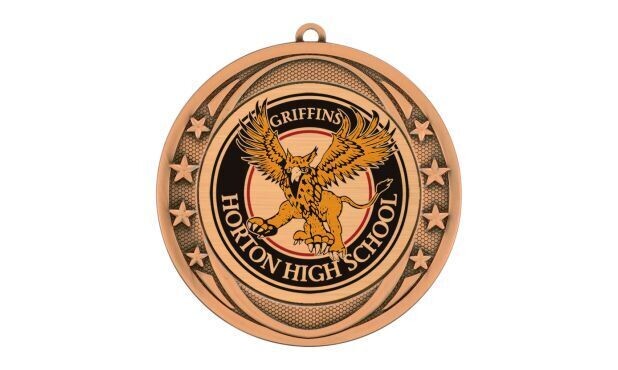 Orbit Universal Insert Medallion: Antique Bronze 2-3/4"-105882