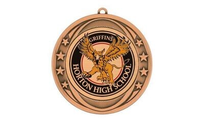 Orbit Universal Insert Medallion: Antique Bronze 2-3/4"-105882