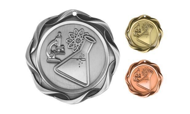 Fusion Science Medallion: Antique Silver 3"-107054