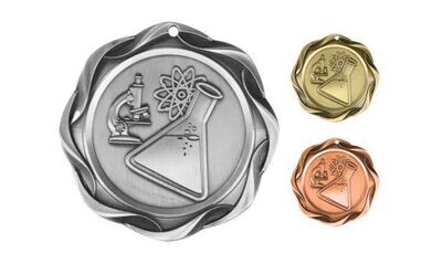 Fusion Science Medallion: Antique Silver 3"-107054