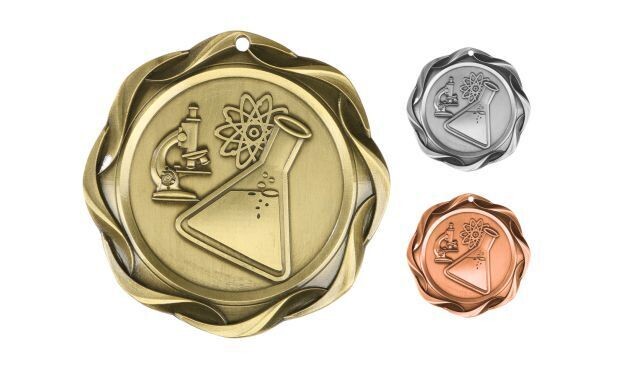 Fusion Science Medallion: Antique Gold 3"-107053