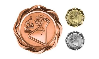 Fusion Science Medallion: Antique Bronze 3"-107055