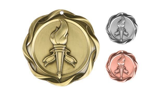Fusion Victory Medallion: Antique Gold 3