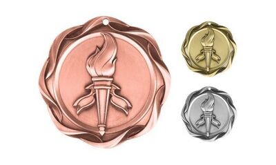 Fusion Victory Medallion: Antique Bronze 3"-107082