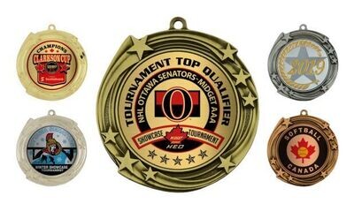 Galaxy Universal Insert Medallion: Antique Gold 2-3/4"-107158