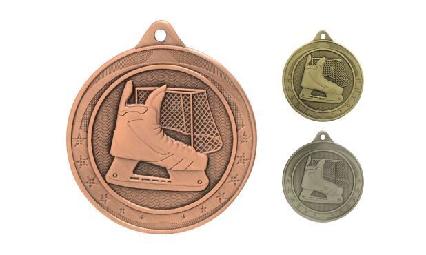 Legacy Hockey Medallion: Antique Bronze 2"-107869