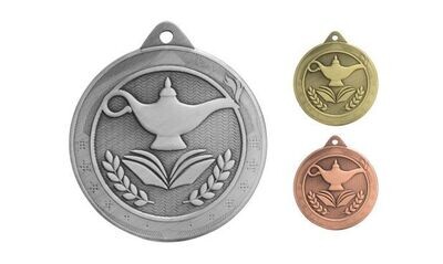 Legacy Knowledge Medallion: Antique Silver 2"-107877