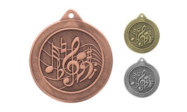 Legacy Music Medallion: Antique Bronze 2"-107881