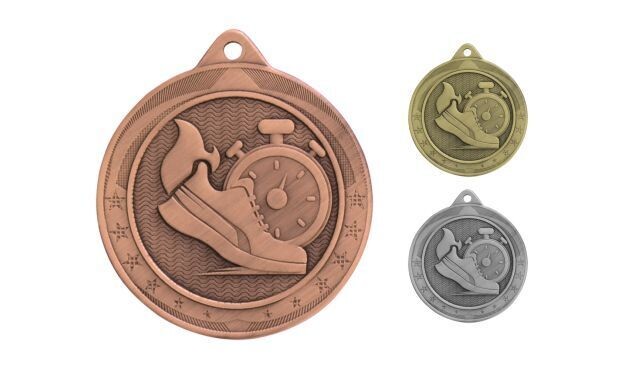 Legacy Track Medallion: Antique Bronze 2"-107887
