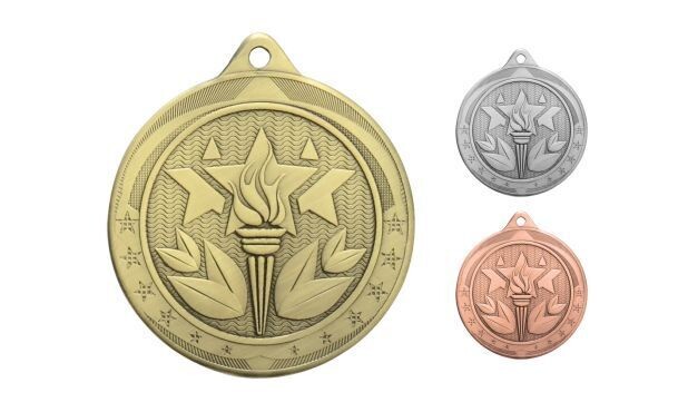 Legacy Victory Medallion: Antique Gold 2"
