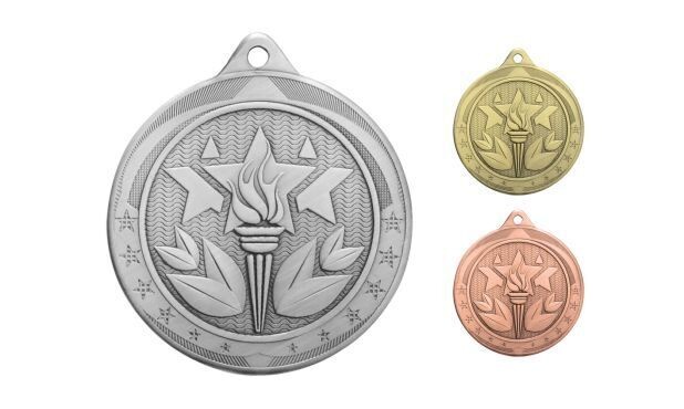 Legacy Victory Medallion: Antique Silver 2"