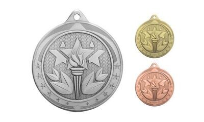 Legacy Victory Medallion: Antique Silver 2"-107889
