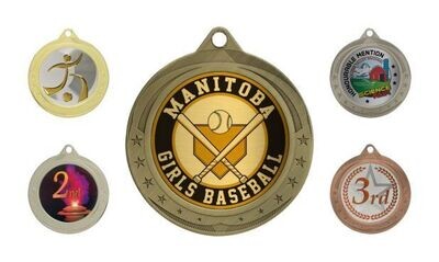 Legacy Universal Medallion: Antique Gold 2-3/4"-107893