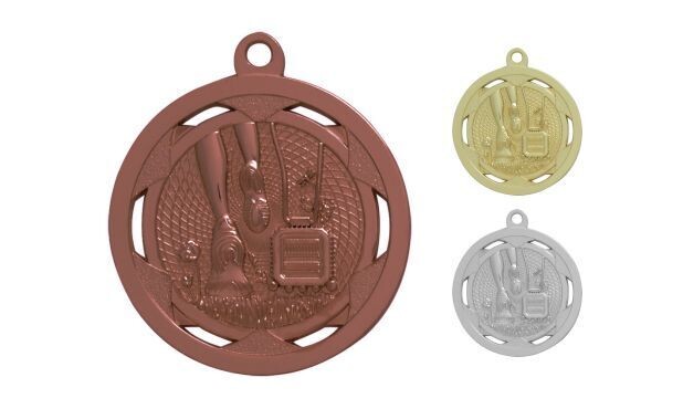 Strata Cross Country Medallion: Antique Bronze 2"-107910