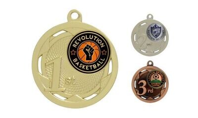 Strata 1st Place Medallion: Bright Gold 1"-107936