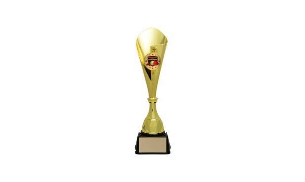Gold Bruno Cup Trophy: 14-5/8"-100829