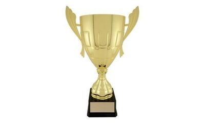 Iron Man Series Gold Cup Trophy: 16-1/2"-107004