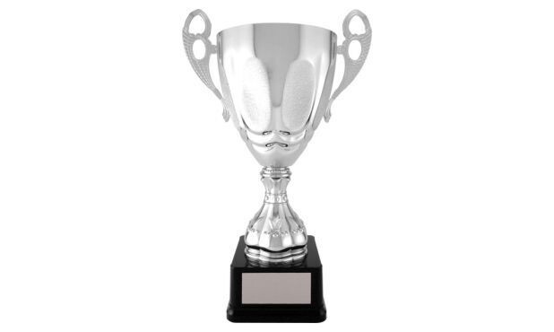 Strattura Series Silver Cup Trophy: 15-7/8"-107048